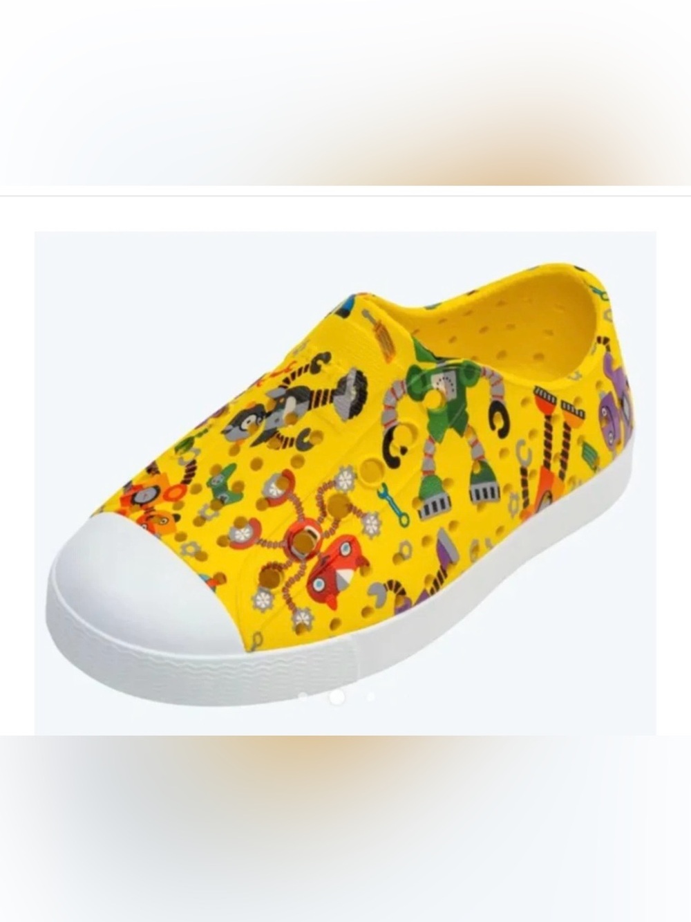 Native Jefferson Sugarlite Crayon Yellow/White/Victoria Robuddies C9